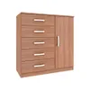 Comodas Cajoneras 5 Cajones 1 Puerta Dormitorio Demo 15d - Cómodas, Uruguay | Soy Hogar, vista 1 de 12