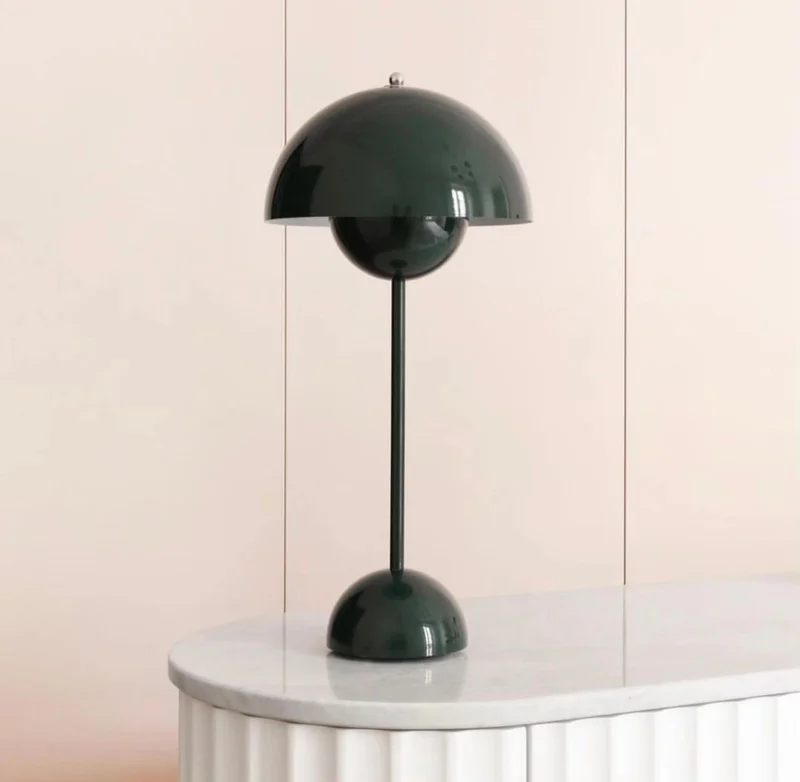 Lampara metal BOLL de mesa en Blanco - Lámparas de mesa, Uruguay | Simple Deco, vista 4