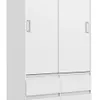 ROPERO AREZZO 2 PTS 4 CAJONES BLANCO en Blanco - Roperos y placares, Uruguay | Alfa Ventas, vista 1 de 2