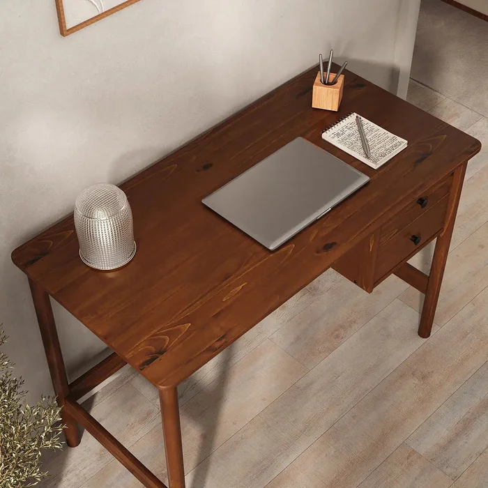 Escritorio 110cm Apama - Madera Maciza en Madera natural - Escritorios, Uruguay | Balton, vista 16