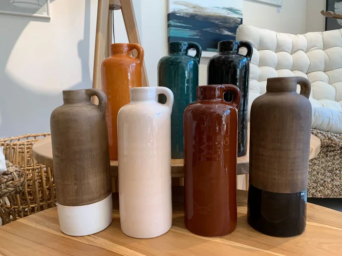 Botellon ceramica alto en Multicolor - Jarrones, Uruguay | FMB