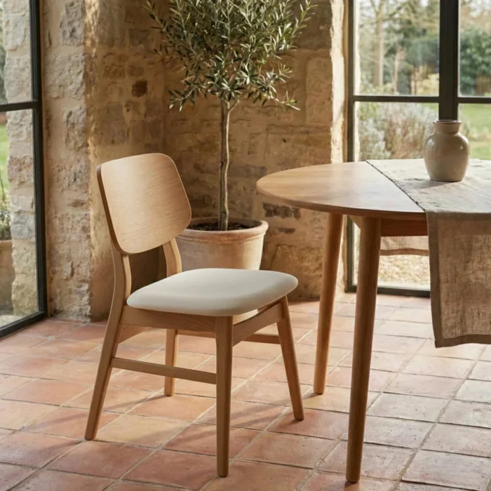 Silla de Comedor Madera natural Arcadia - Línea Serena en Madera natural - Sillas, Uruguay | Ecowood, vista 3
