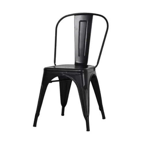 SILLA TOLIX NEGRA METAL COMEDOR - Sillas, Uruguay | Decohogar