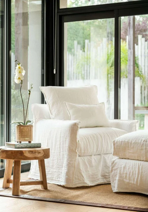SILLON ALMA LINO BLANCO - 1 CUERPO en Blanco - Sillones y sofás, Uruguay | La Iberica, vista 15