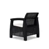 Juego de Jardín Santorini - 2 cuerpos, 2 butacas y mesa - Negro en Negro - Muebles para el exterior, Uruguay | NYR, vista 5 de 8