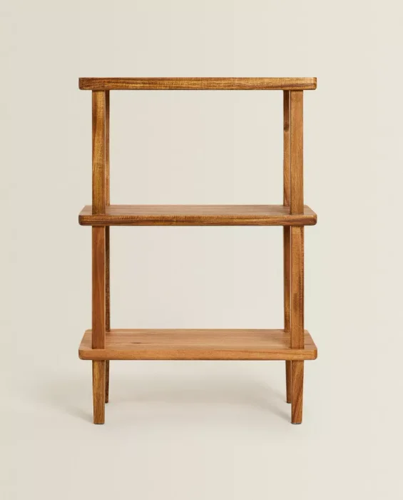 ESTANTERÍA DE MADERA DE ACACIA en Madera natural - Estantes y repisas, Uruguay | Zara Home, vista 2