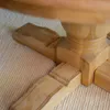 Mesa de Comedor Volutta / Natural con base blanca en Madera natural - Mesas de comedor, Uruguay | Fabrica Italiana, vista 2 de 3