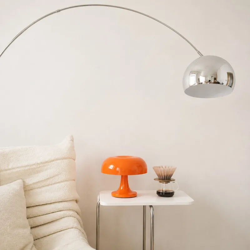 Luminaria Mushroom Inalámbrica en Naranja - Lámparas de mesa, Uruguay | Samic