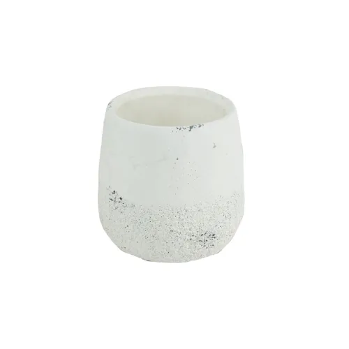 MACETA MEZCLA 13x13x13CM BLANCO en Blanco - Macetas, Uruguay | Koz