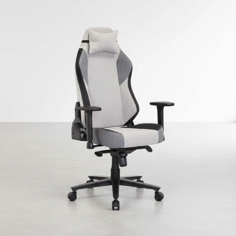 Silla Gamer Tela-y-metal Gris Total D-314 en Gris - Escritorios y sillas de escritorio, Uruguay | Divino