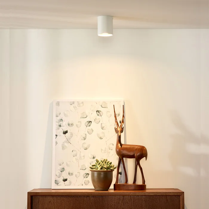Luminaria de Techo Lux Livorno Downlight Blanco en Blanco - Lámparas colgantes, Uruguay | Serlux, vista 2