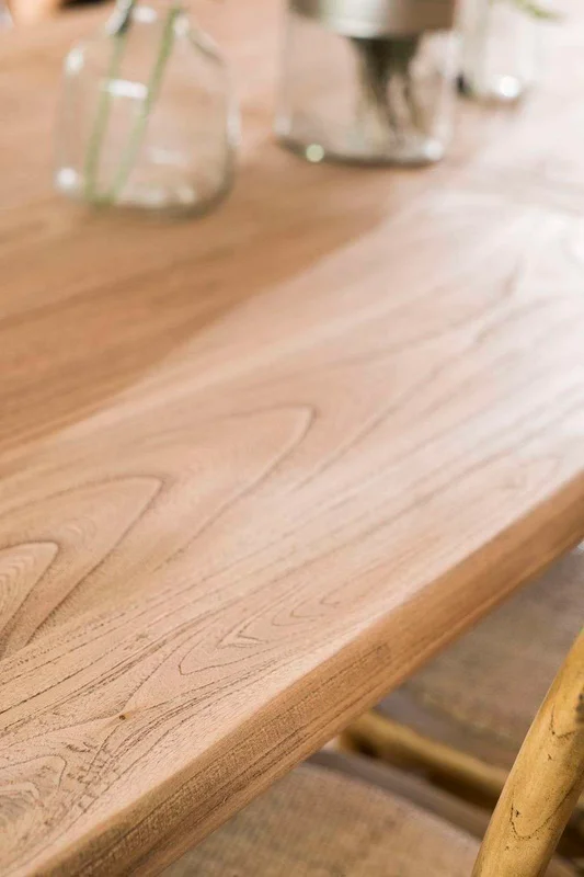 MESA COMEDOR DE OLMO ISABEL - 2.50 X 1.00 MTS en Madera natural - Mesas de comedor, Uruguay | La Iberica, vista 6