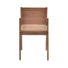 Silla de patio Teca - Caraíva en Marrón - Muebles para el exterior, Uruguay | Rústico Hogar, vista 3 de 4