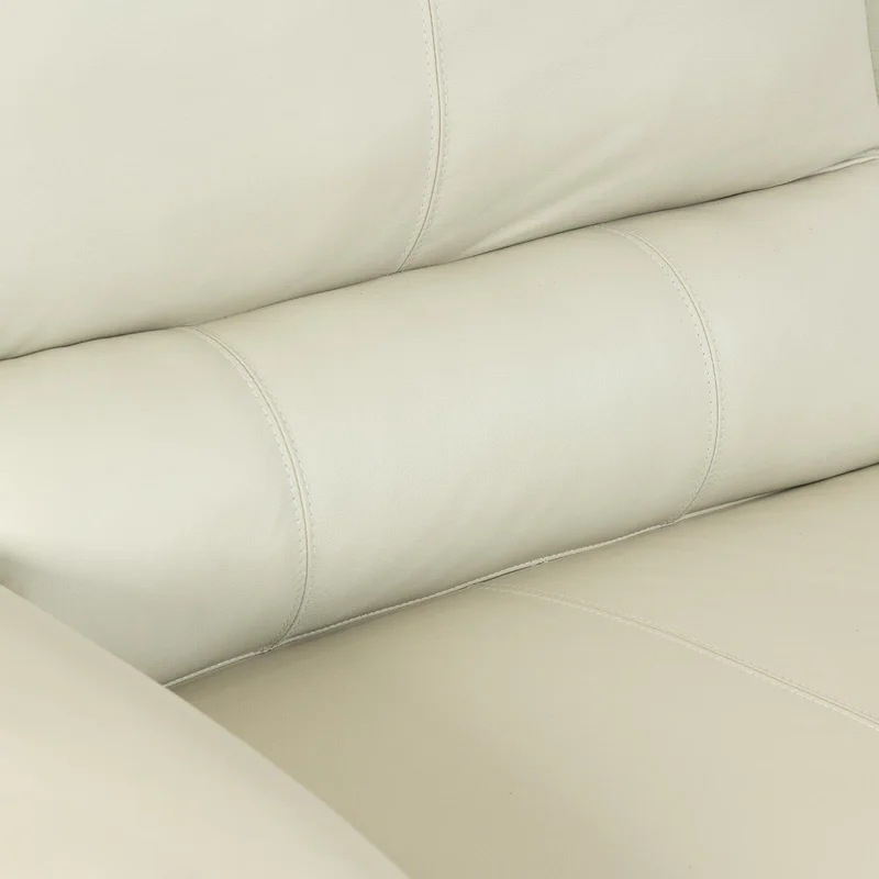 Sofa 3 Cuerpos Cuero-100-natural Natural-beige Venecia Crudo en Blanco - Sillones y sofás, Uruguay | Divino, vista 6
