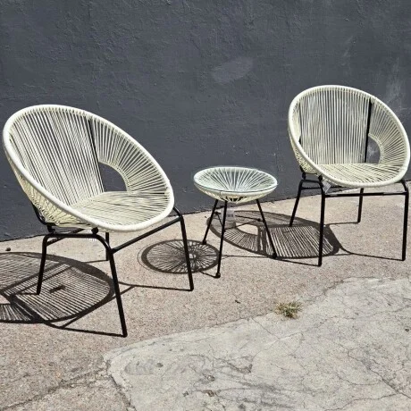 Juego de jardin Acapulco en Blanco - Muebles para el exterior, Uruguay | La Cueva Muebles, vista 14