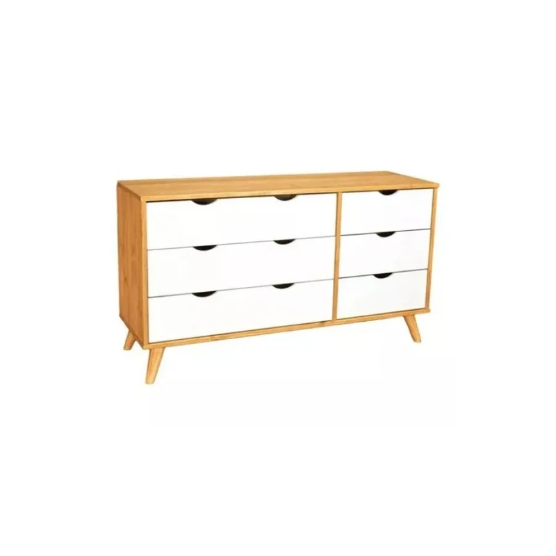Cómoda 6 Cajones - Línea Berlin - Blanco en Blanco - Cómodas, Uruguay | Ecowood, vista 3