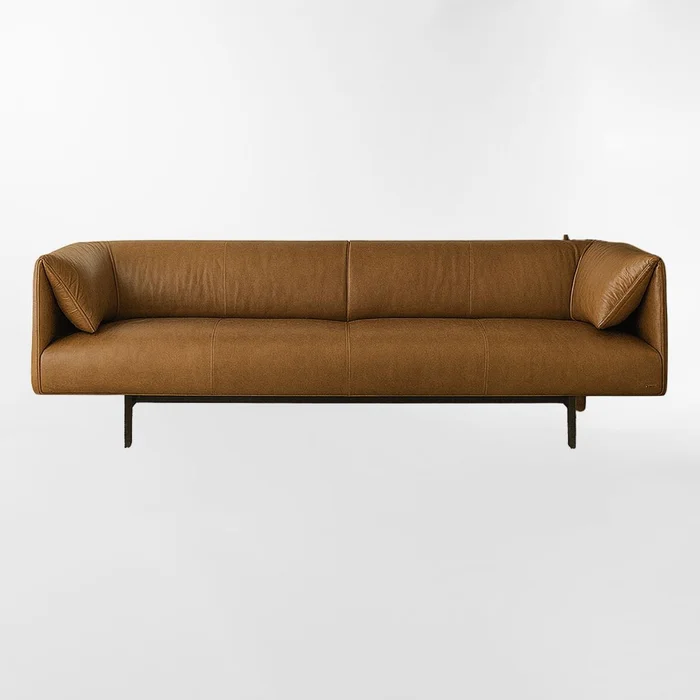 SOFÁ BURTON COGNAC 4 CUERPOS en Marrón - Sillones y sofás, Uruguay | Viasono, vista 3