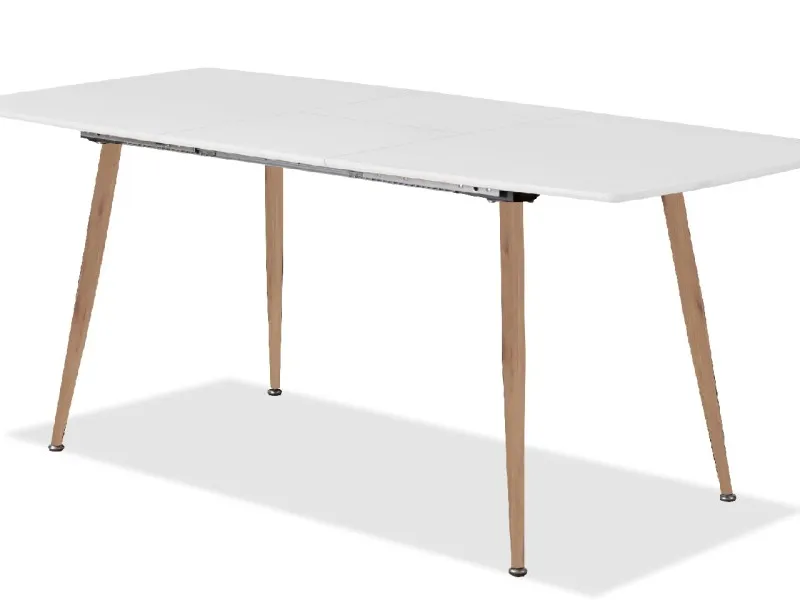 Mesa VILNA Extensible Blanca en Mesa VILNA Extensible Blanca - Mesas de comedor, Uruguay | Finkel