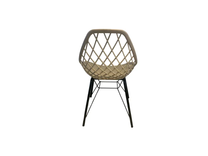 SILLA KAILA STEEL - COLOR FENDI en Beige - Sillas, Uruguay | Champagne Home, vista 2
