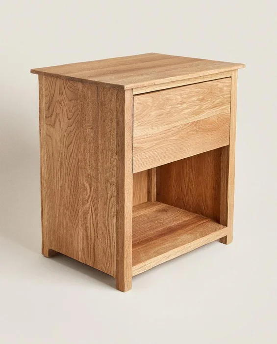 MESITA NOCHE ROBLE en Madera natural - Mesas de luz, Uruguay | Zara Home, vista 3