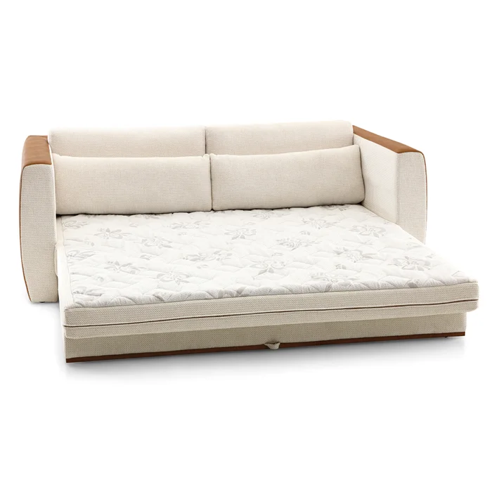 SOFA CAMA 1 PLAZA Y 1/2 - PARILLA EXTENSIBLE en Beige - Sillones y sofás, Uruguay | Champagne Home, vista 2