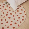 Alfombra redonda Tandani de algodón beige - con diseño de guepardo naranja Ø 100 cm en Beige - Textiles, Uruguay | Kavehome, vista 2 de 5