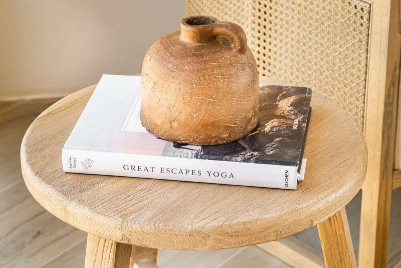 MESA AUXILIAR / BANCO OLMO - 50 CMS en Madera natural - Mesas de living, Uruguay | La Iberica, vista 4