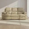 Recliner Manual 3 Cuerpos Cuero Marron Lina Taupe en Beige - Sillones y sofás, Uruguay | Divino, vista 1 de 6