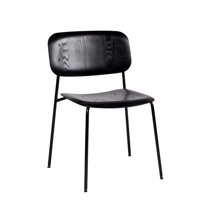 Silla De Comedor Madera-y-metal Negro O´conor Ii en Negro - Sillas, Uruguay | Divino, vista 2