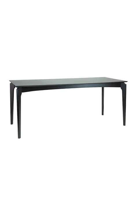 MESA COMEDOR CANELA MADERA NEGRA 180X90X76H en Negro - Mesas de comedor, Uruguay | Vinibel