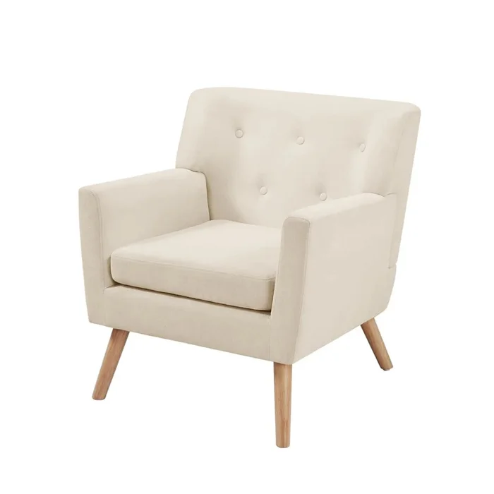 BUTACA Tela y Madera Natural Living - Noruega en Beige - Sillones y sofás, Uruguay | Ecowood, vista 2