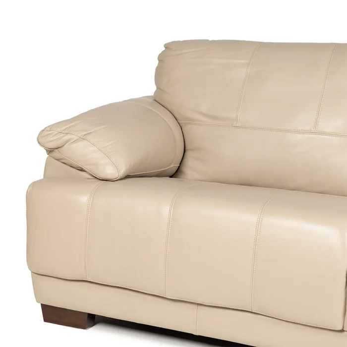 Sofá Tucson - Cuero Básico - 3 cuerpos - 519 (Beige) en Beige - Sillones y sofás, Uruguay | Nyr, vista 5
