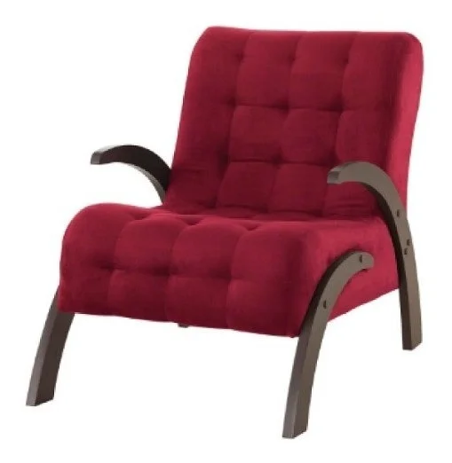 Butaca Living Sillon 1 Cuerpo Sofa Flower Bordo en Rojo - Butacas, banquetas y puffs, Uruguay | Soy Hogar, vista 5