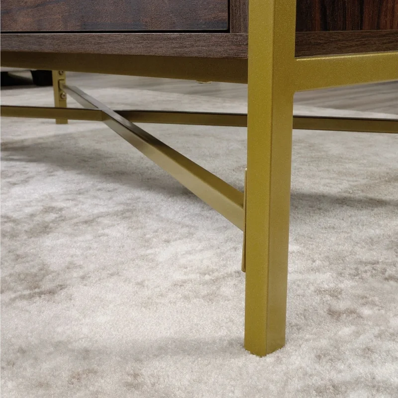 Mesa Ratona con Vidrio - Sauder en Marrón - Mesas de living, Uruguay | Ecowood, vista 5
