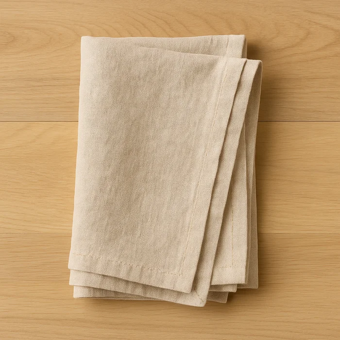 Servilletas de Lino BEIGE x4 en Beige - Alfombras, Uruguay | Casa Ernesta, vista 2