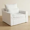 Sofá 1 Cuerpo Tela Blanco Positano en Blanco - Sillones y sofás, Uruguay | Divino, vista 1 de 6
