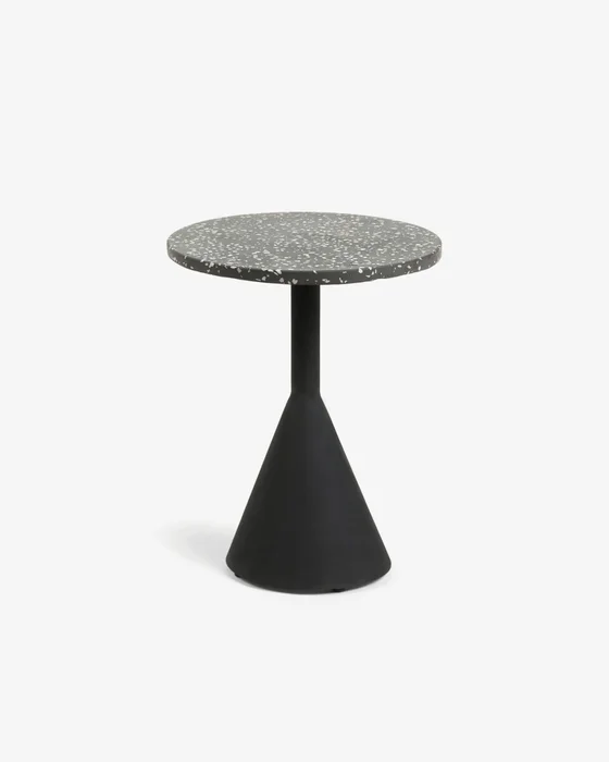 Mesa auxiliar Delano Ø 40 cm negro en Negro - Mesas de arrimo, Uruguay | Kavehome