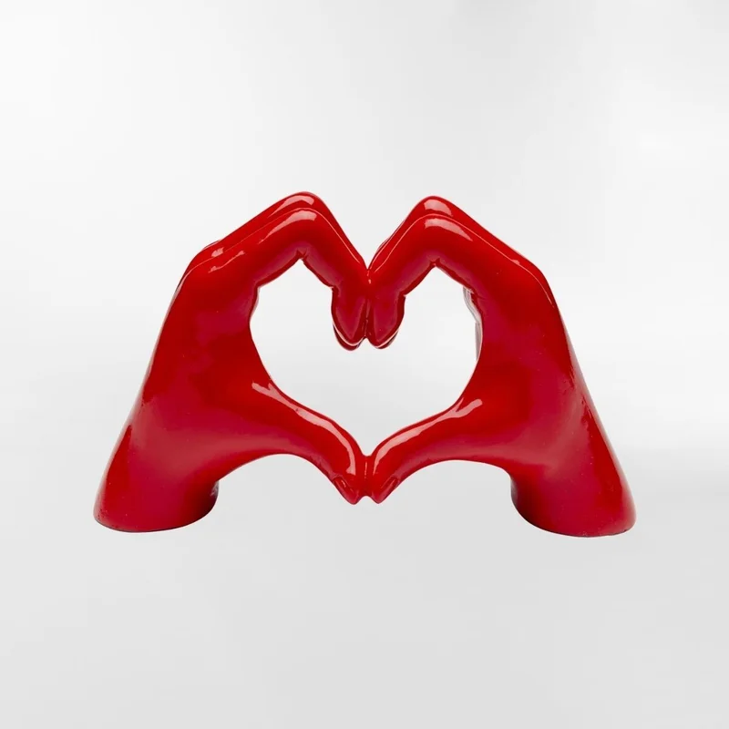 DECORACION HEART HANDS ROJO  en Rojo - Decoración, Uruguay | Viasono, vista 3