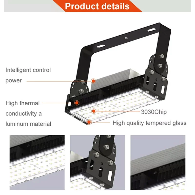 Proyector LED Eco Sports 250W en Negro - Lámparas colgantes, Uruguay | Serlux, vista 4
