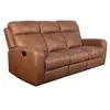 Recliner Manual 3 Cuerpos Tela Marron Hamilton Camel en Beige - Sillones y sofás, Uruguay | Divino, vista 4 de 7