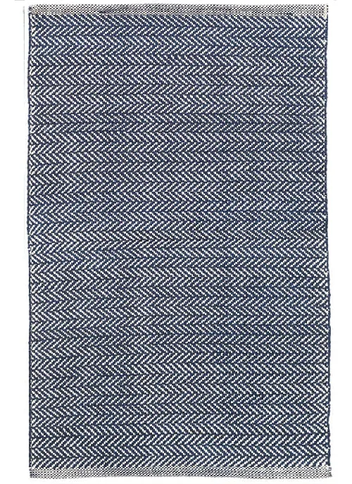 HERRINGBONE NAVY/IVORY INTERIOR/EXTERIOR en Azul - Alfombras, Uruguay | Sentido Jose Ignacio