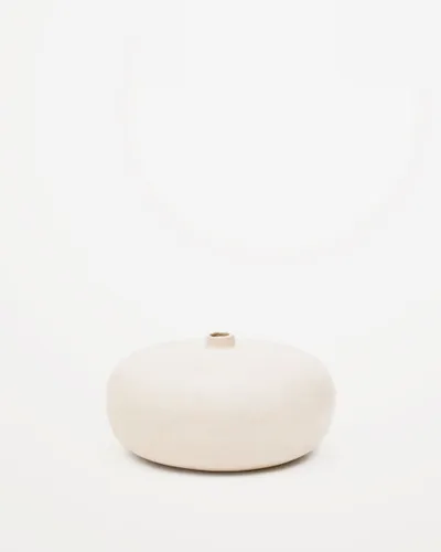 Jarrón de papel maché Nivala - 15,5cm en Blanco - Jarrones, Uruguay | Kavehome