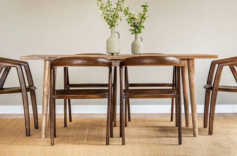 MESA COMEDOR NORDICA - OLMO NATURAL - 1.80 X 0.90 MTS en Madera natural - Mesas de comedor, Uruguay | La Iberica, vista 48