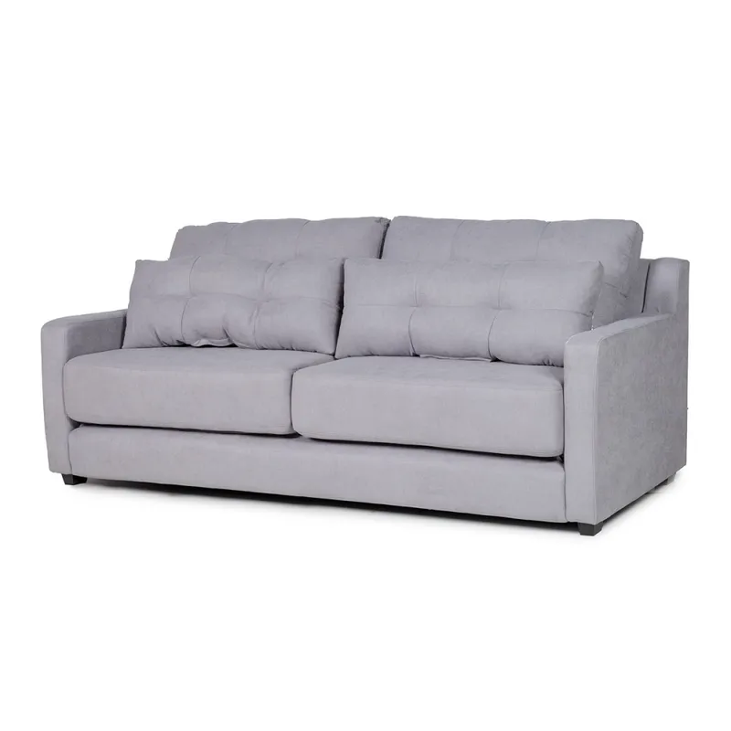Sofá Cama Nizza - Tela Microfibra - 12074 (Ceniza) en Gris - Sillones y sofás, Uruguay | NYR