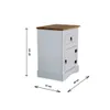Mesa de luz 1 puerta 1 cajón Línea Monterrey - Mesas de luz, Uruguay | Ecowood, vista 5 de 7