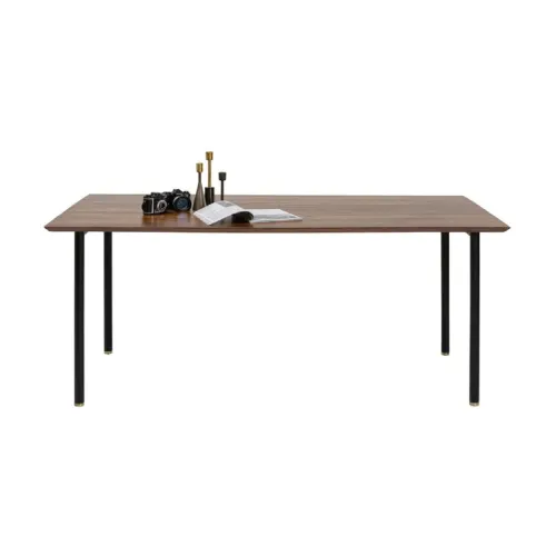 MESA RAVELLO 200x100x76CM BASE NEGRA en Negro - Mesas de arrimo, Uruguay | Koz