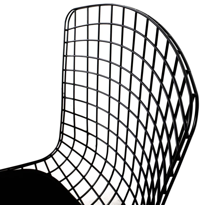 Silla Metal Negro Bertoia C-451 en Negro - Sillas, Uruguay | Divino, vista 6
