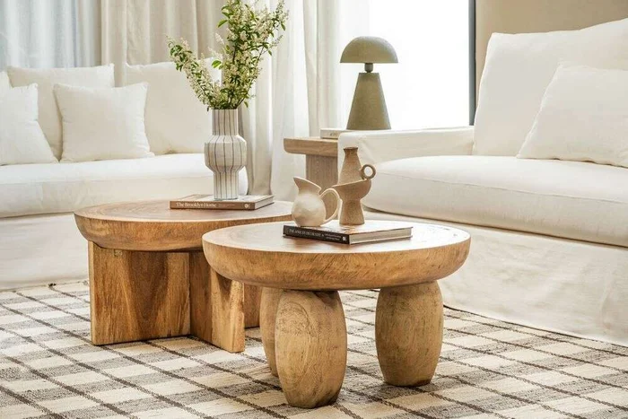 MESA MALLORCA - SUAR - DIAMETRO 70 CMS en Madera natural - Mesas de living, Uruguay | La Iberica, vista 13