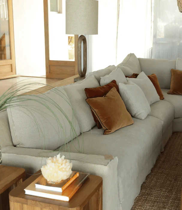 SOFA EN L MILANO LINO HEAVY en Off-white - Sillones y sofás, Uruguay | Masinfinito Casa, vista 2