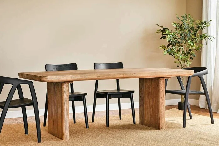 MESA COMEDOR ATHENA - 2.00 X 1.00 MTS en Madera natural - Mesas de comedor, Uruguay | La Iberica, vista 8